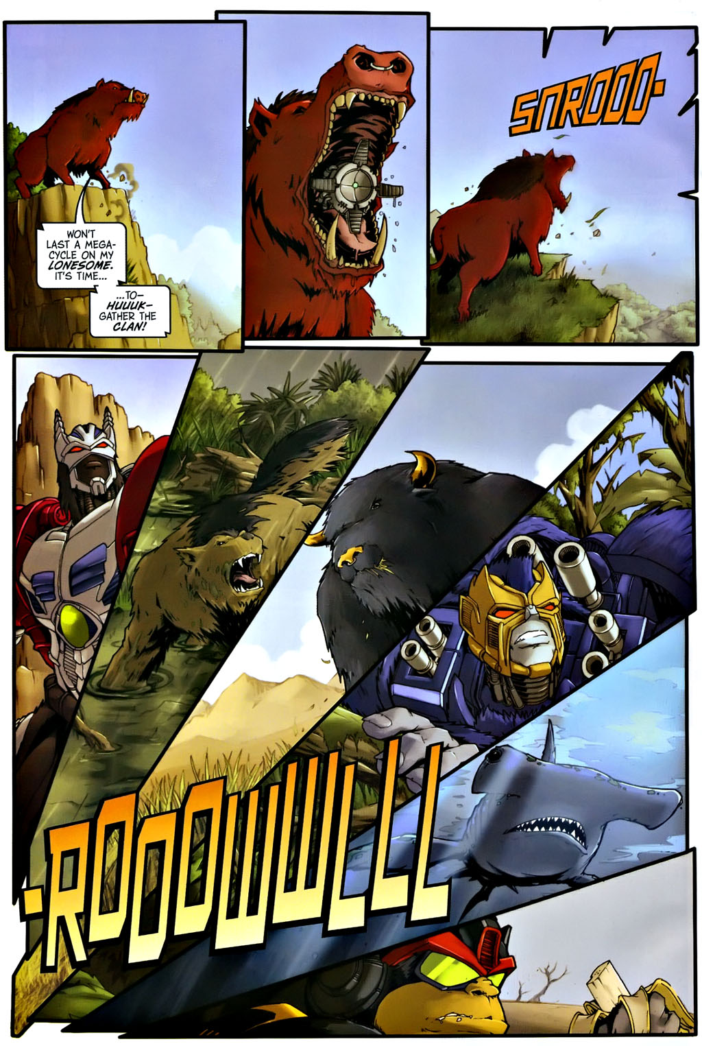 Read online Transformers, Beast Wars The Gathering comic Issue 1