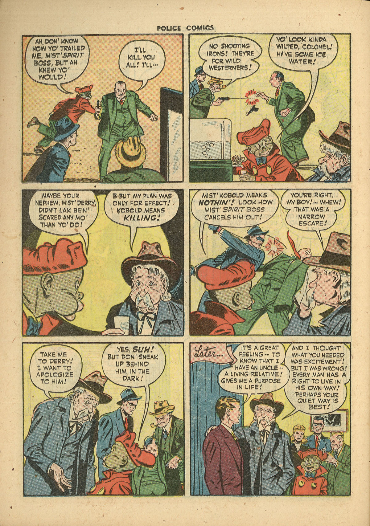 Read online Police Comics comic -  Issue #74 - 33