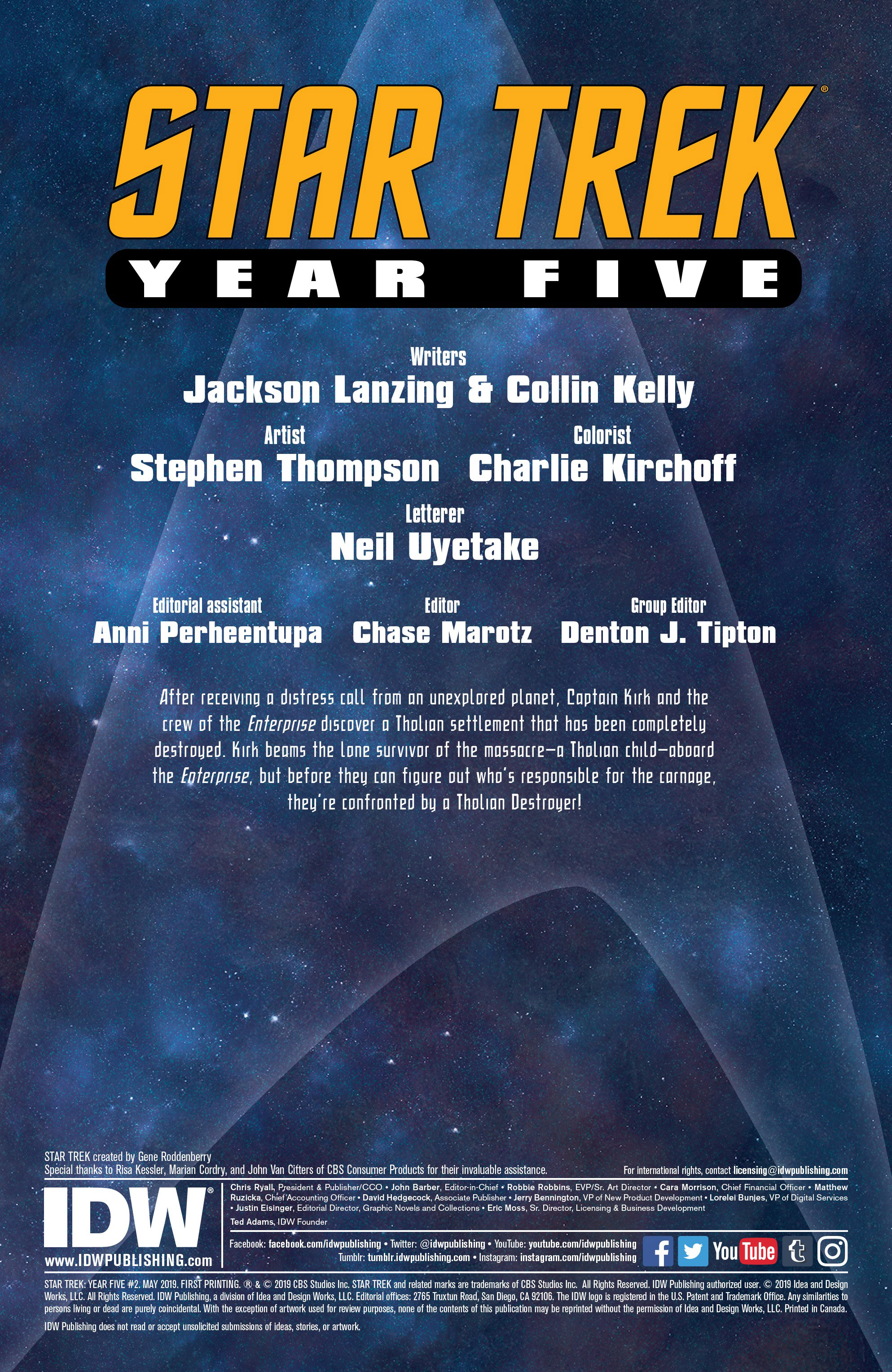 Read online Star Trek: Year Five comic -  Issue #2 - 2