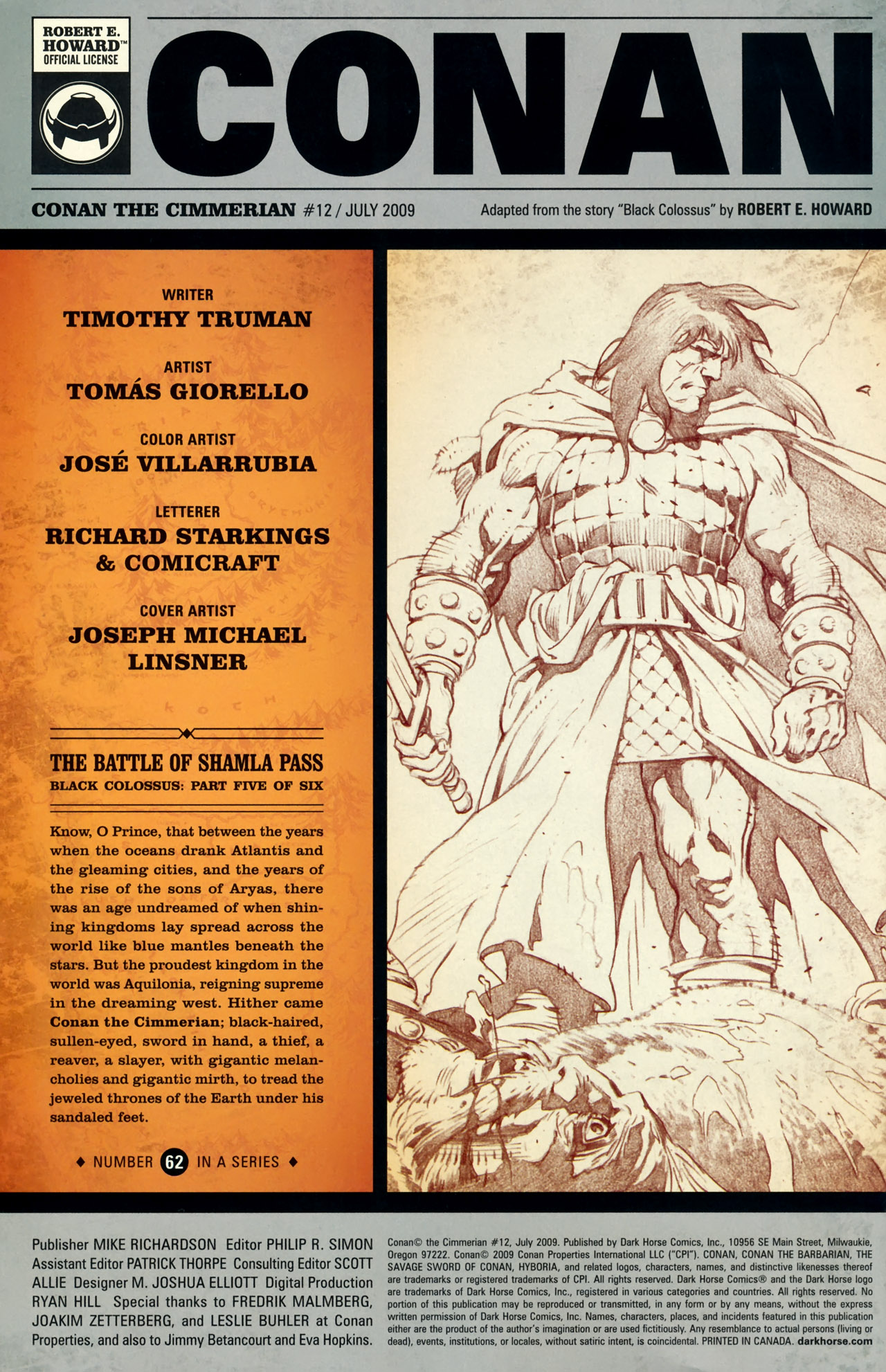 Read online Conan The Cimmerian comic -  Issue #12 - 2