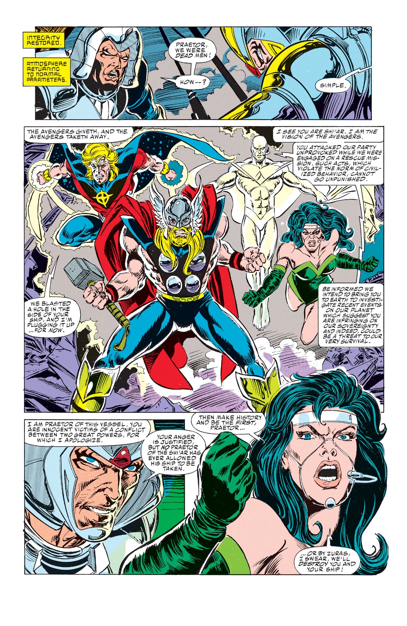 Read online Avengers: Galactic Storm comic -  Issue # TPB 1 (Part 2) - 7