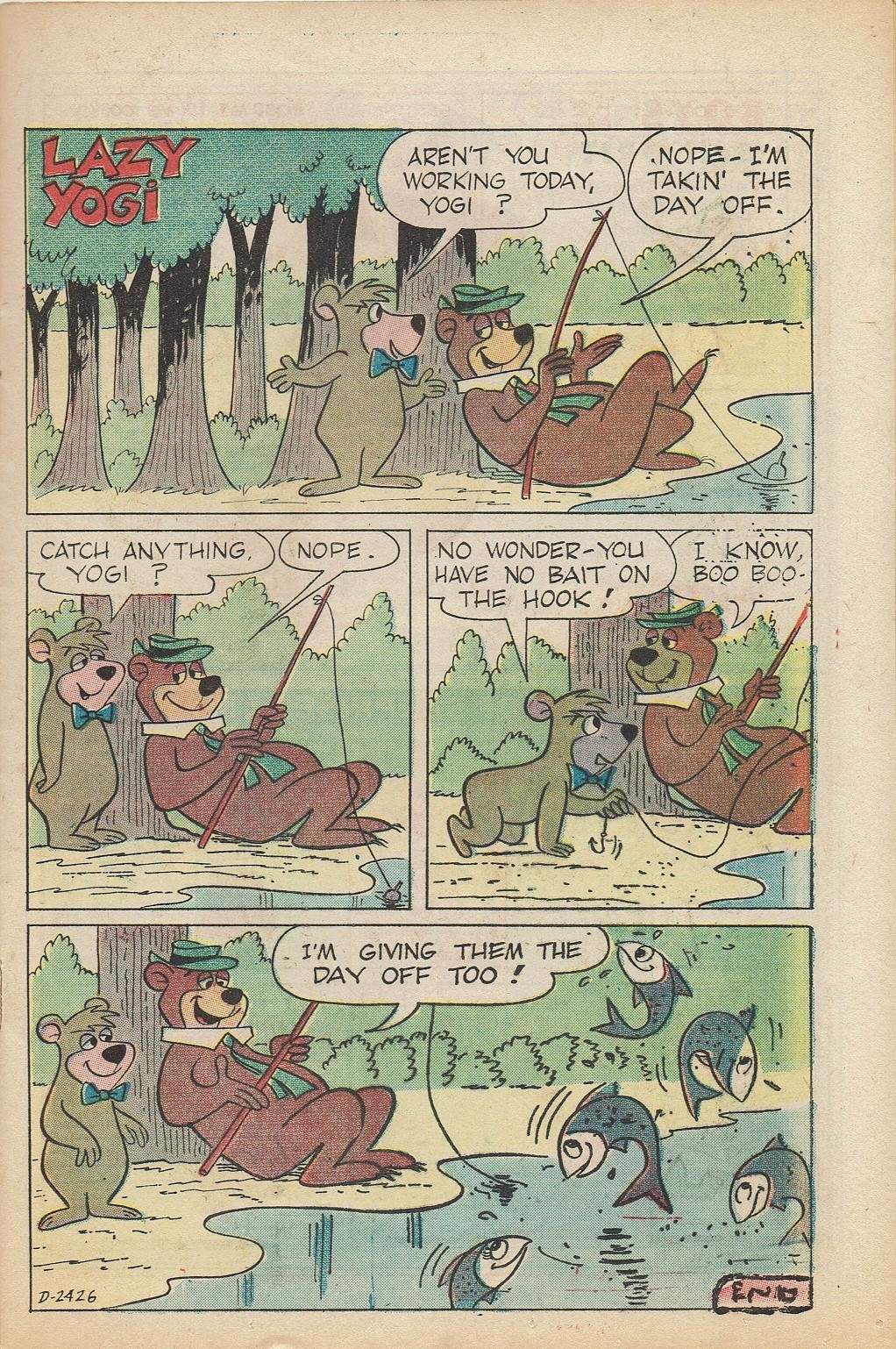 Read online Yogi Bear (1970) comic -  Issue #12 - 13