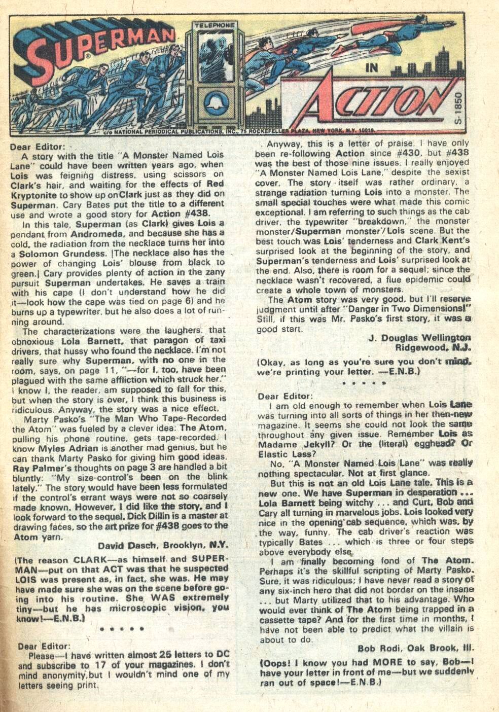 Read online Action Comics (1938) comic -  Issue #442 - 34