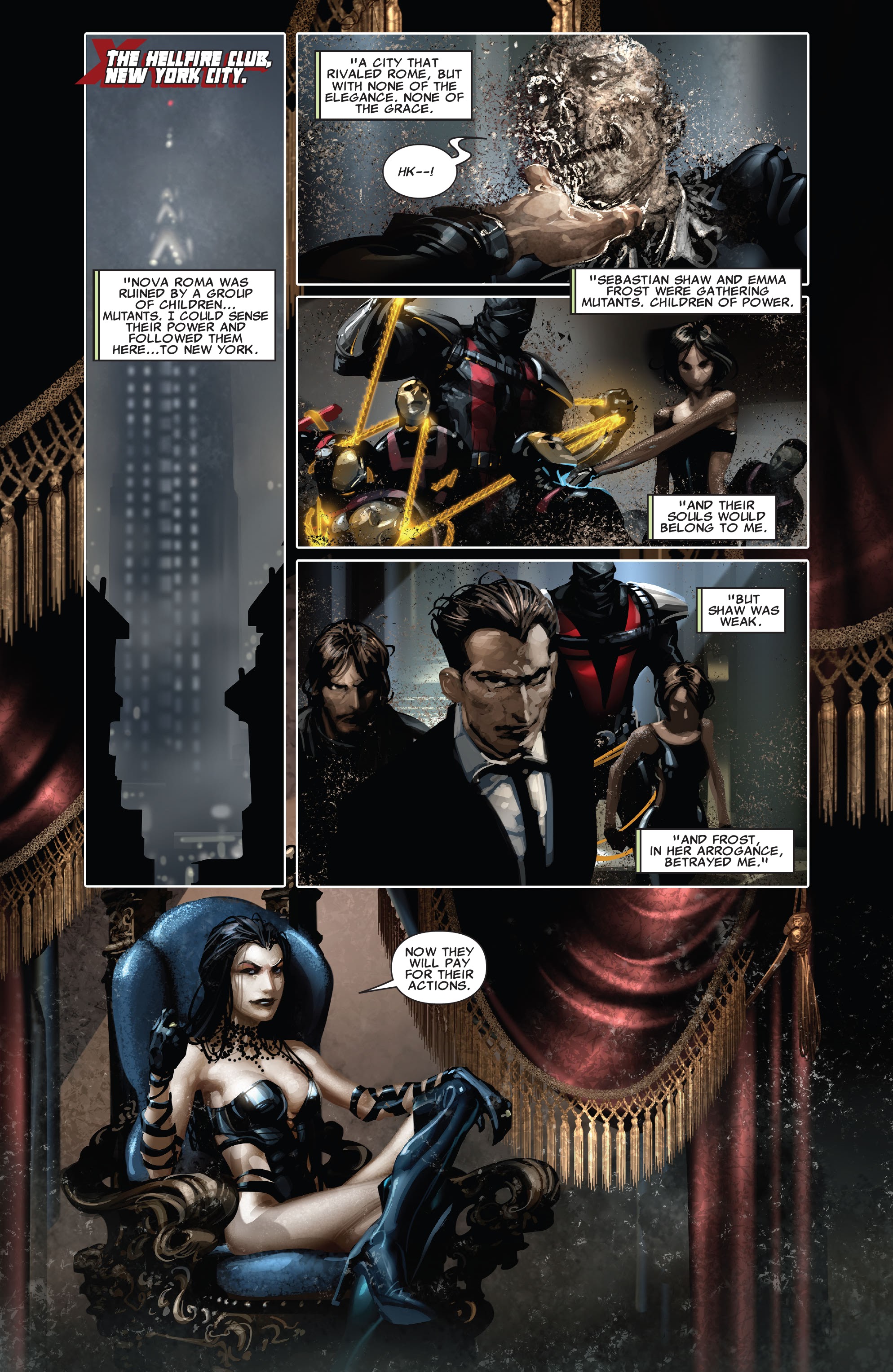 Read online X-Men Milestones: Necrosha comic -  Issue # TPB (Part 1) - 19