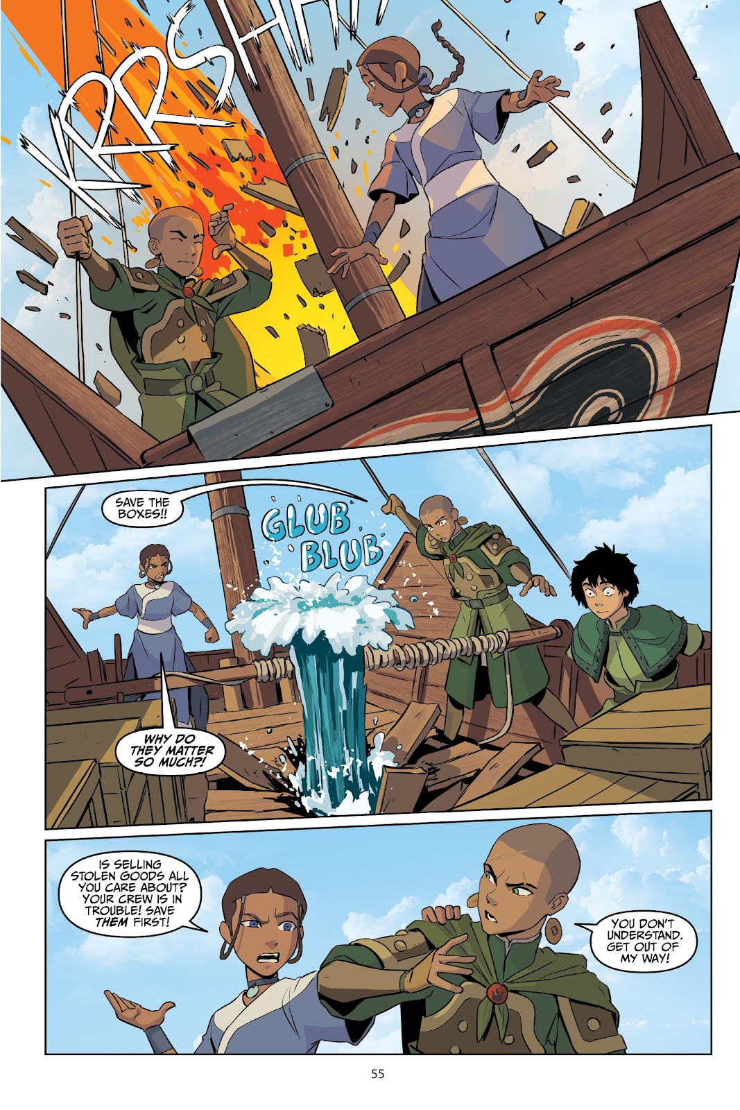 Avatar: The Last Airbender—Katara and the Pirate's Silver issue TPB - Page 56