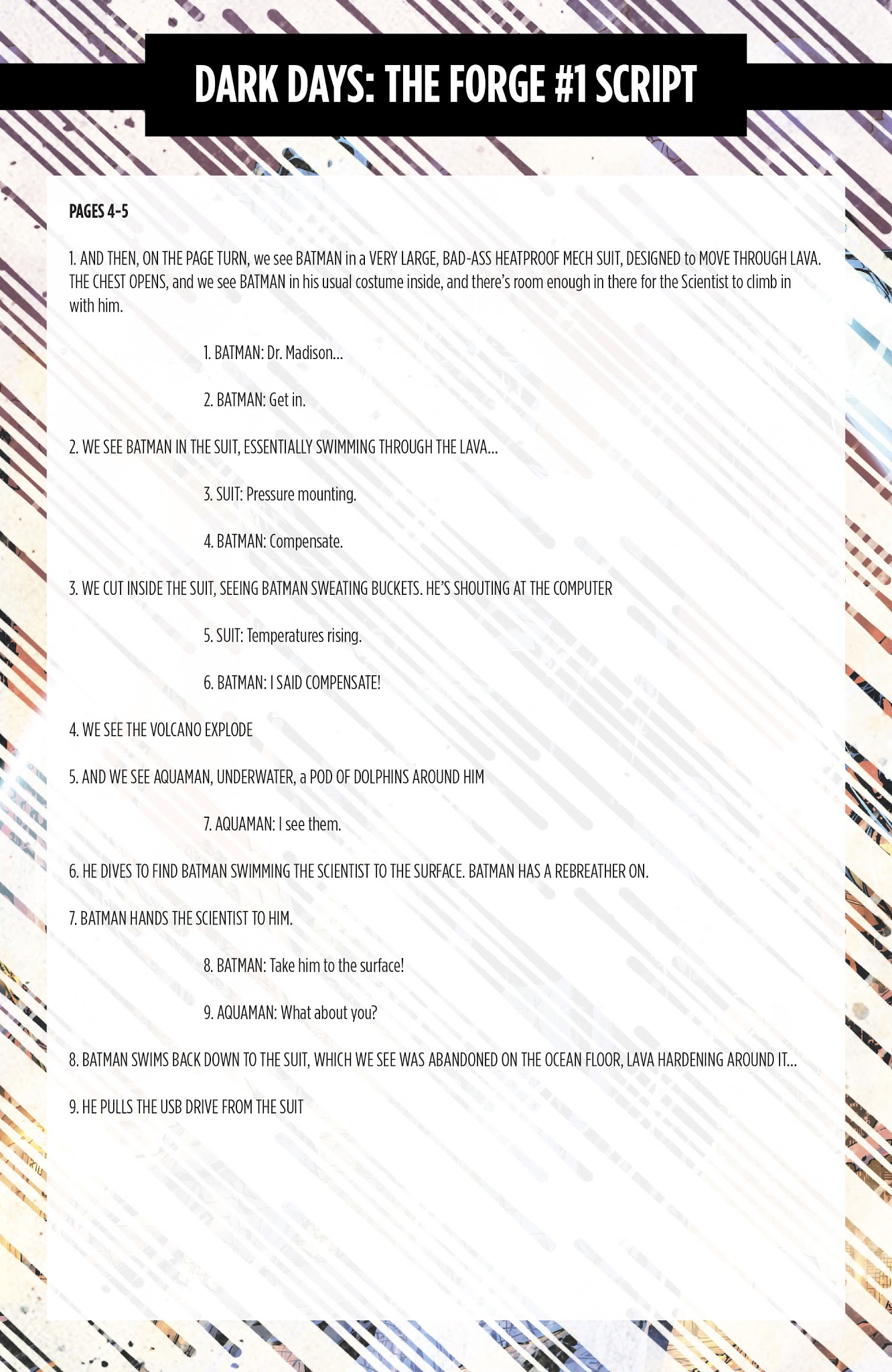 Read online Dark Days: The Forge/Casting Director's Cut comic -  Issue # Full - 67