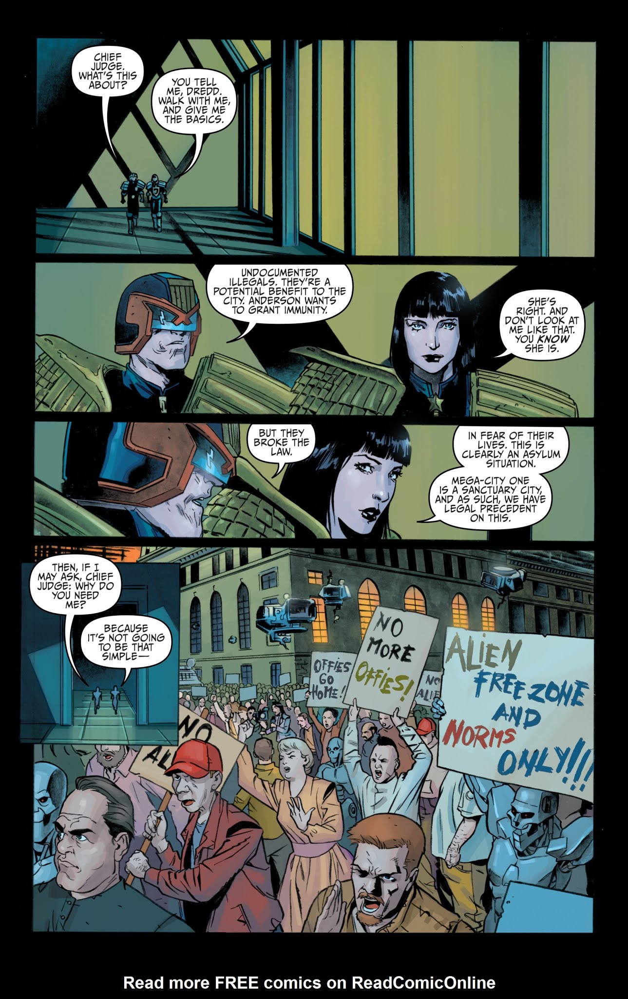Read online Judge Dredd: Toxic comic -  Issue #1 - 18