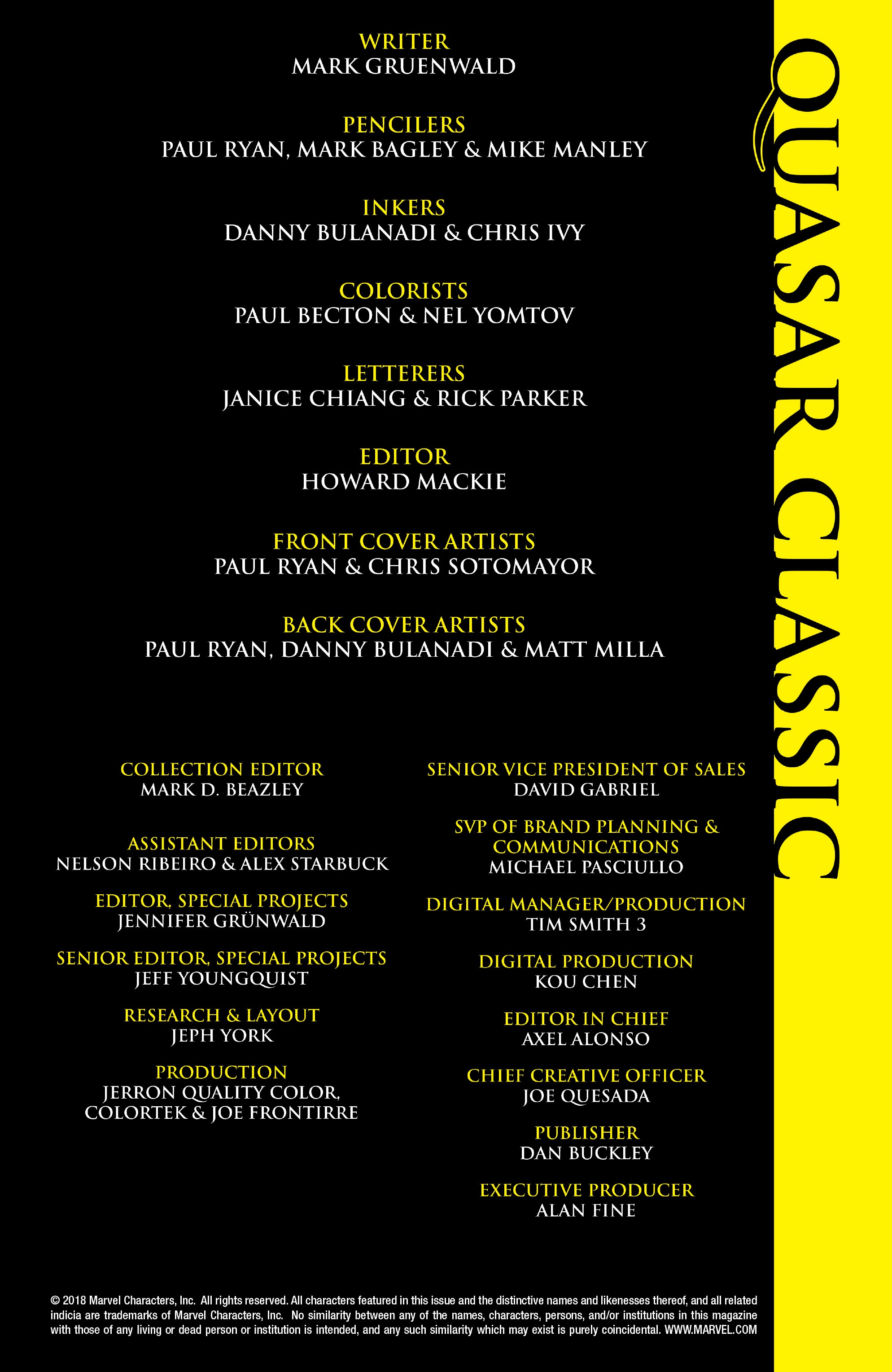 Read online Quasar Classic comic -  Issue # TPB (Part 1) - 2