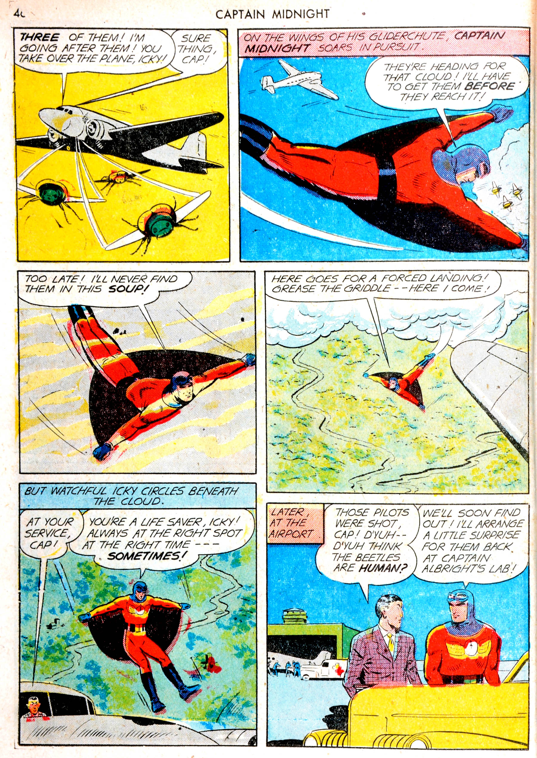 Read online Captain Midnight (1942) comic -  Issue #13 - 45