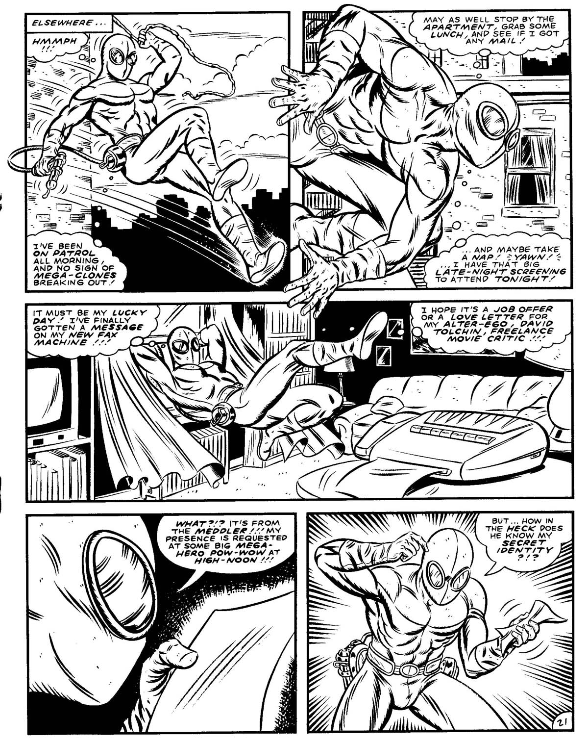Read online Don Simpson's Bizarre Heroes comic -  Issue #2 - 23