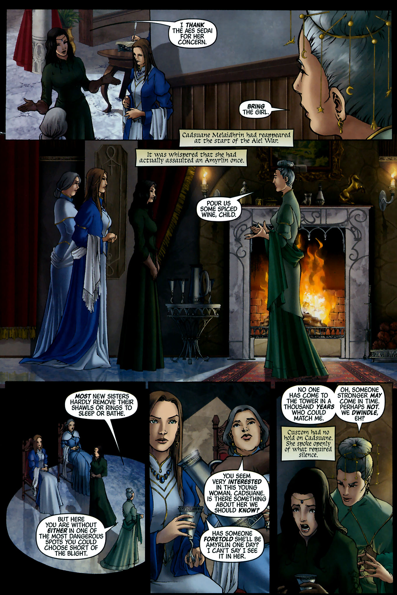 Read online Robert Jordan's The Wheel of Time New Spring comic Issue 6