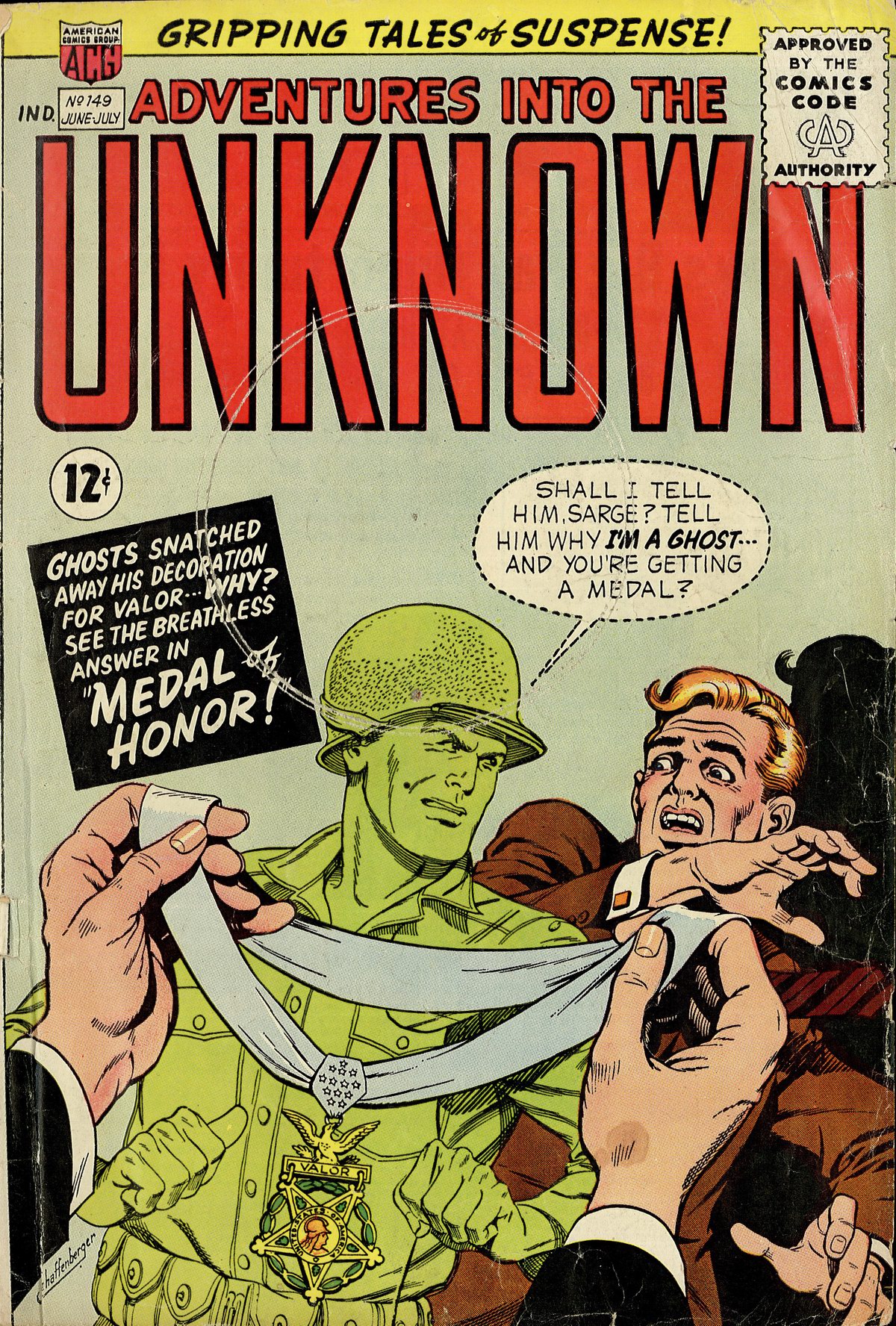 Read online Adventures Into The Unknown comic -  Issue #149 - 1