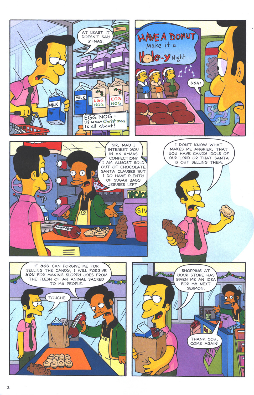 Read online The Simpsons Winter Wingding comic -  Issue #3 - 4