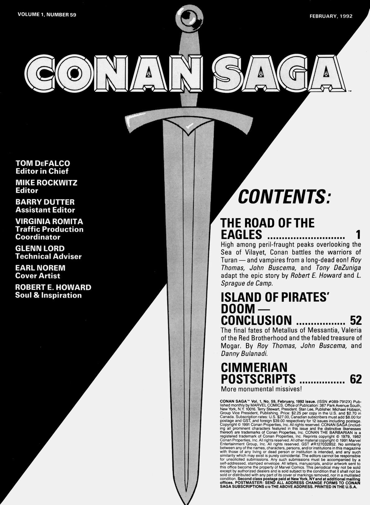 Read online Conan Saga comic -  Issue #59 - 2