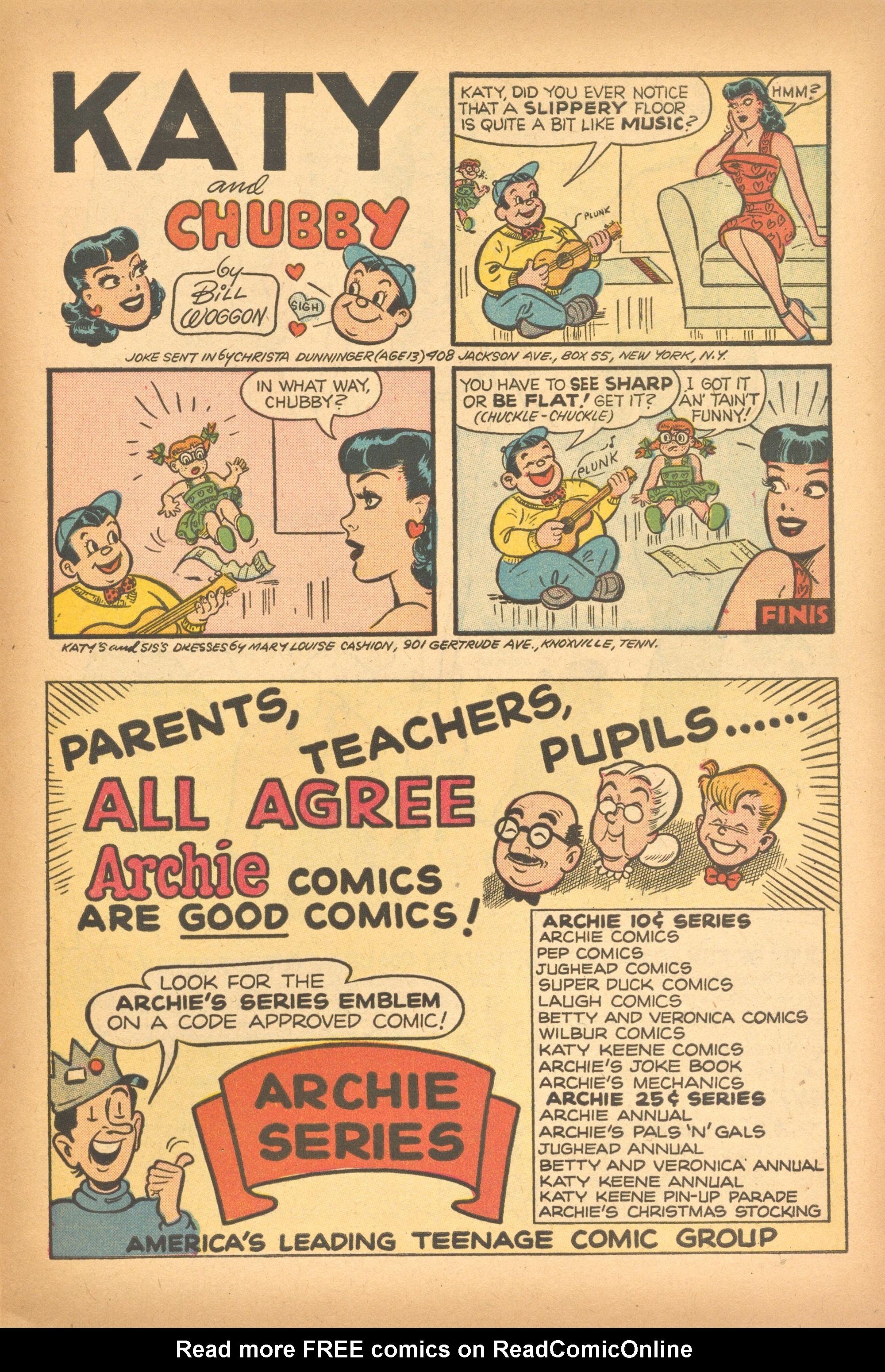 Read online Katy Keene (1949) comic -  Issue #23 - 27