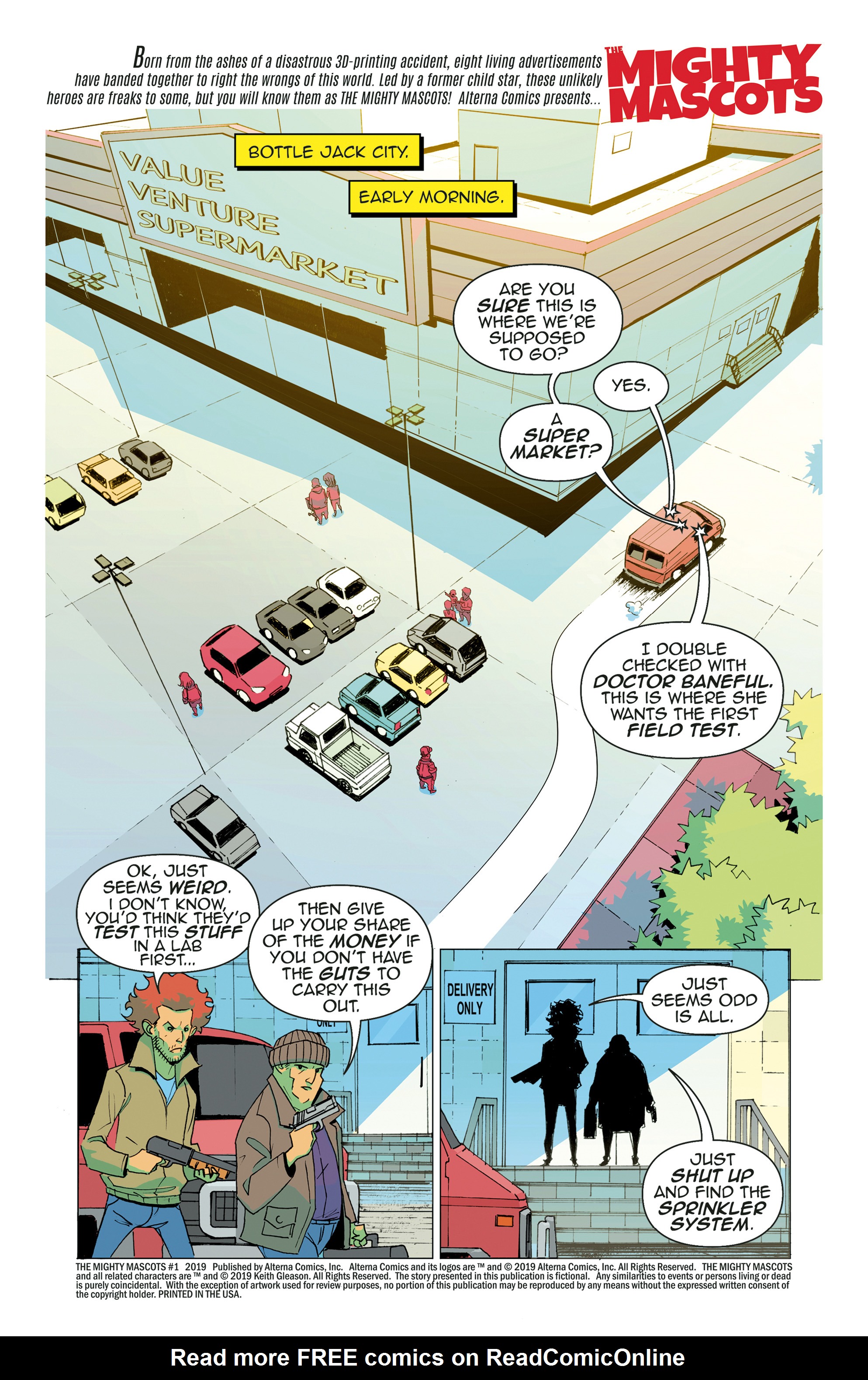 Read online The Mighty Mascots comic -  Issue #1 - 2