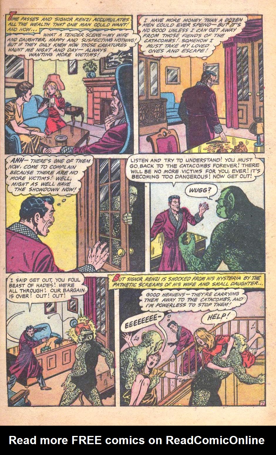 Read online Fantastic Fears comic -  Issue #8 - 9