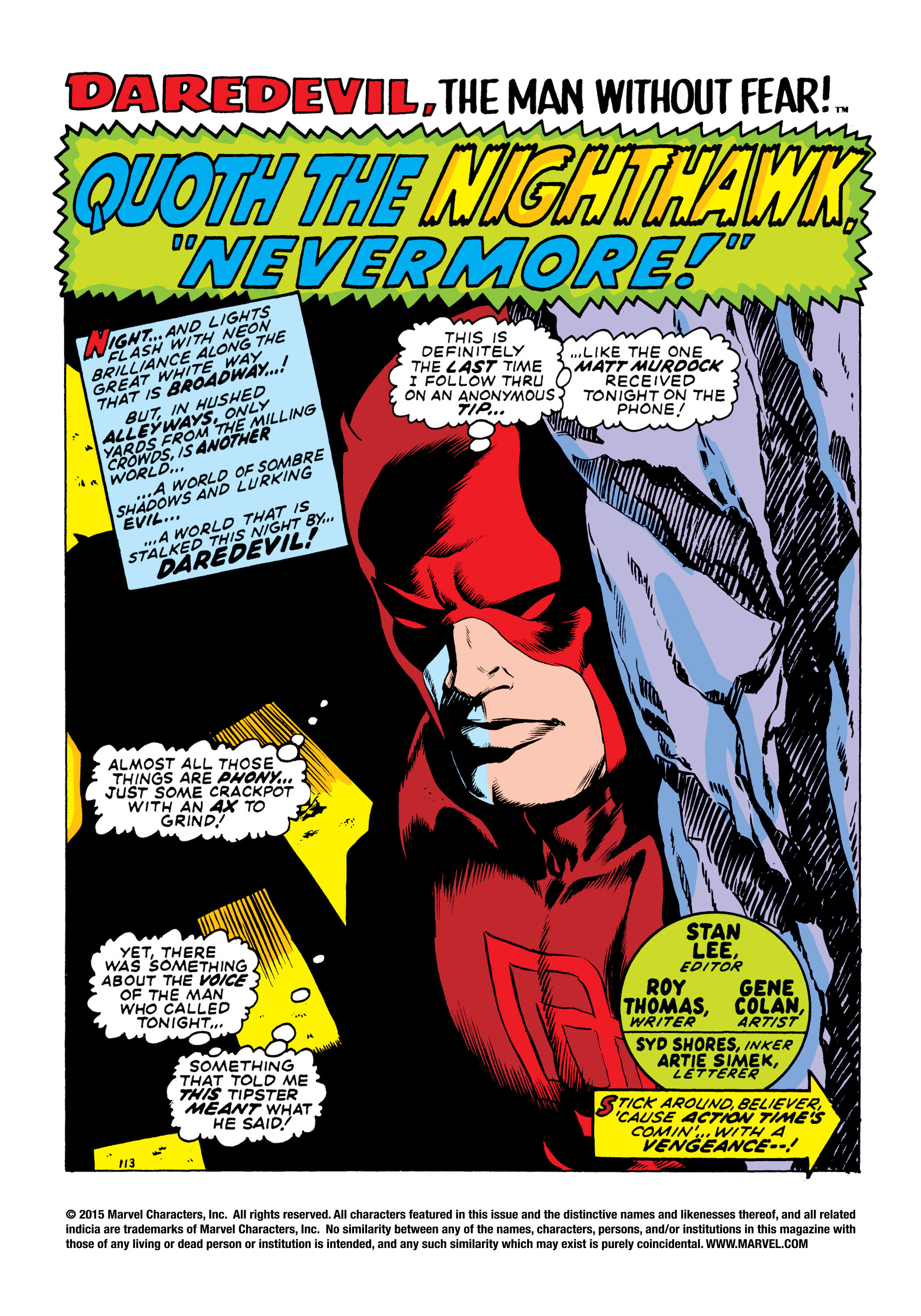 Read online Marvel Masterworks: Daredevil comic -  Issue # TPB 6 (Part 2) - 75