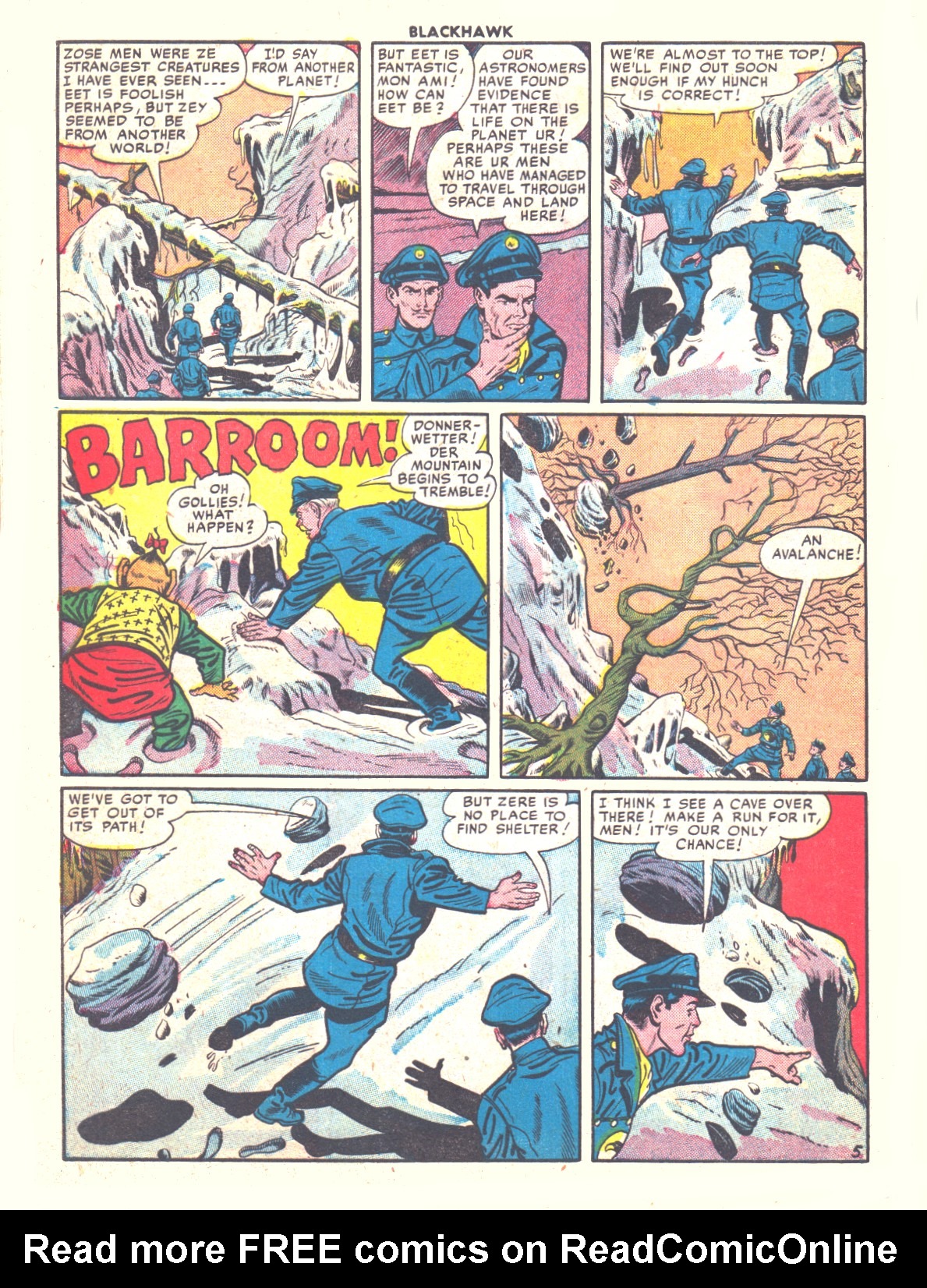 Read online Blackhawk (1957) comic -  Issue #43 - 46