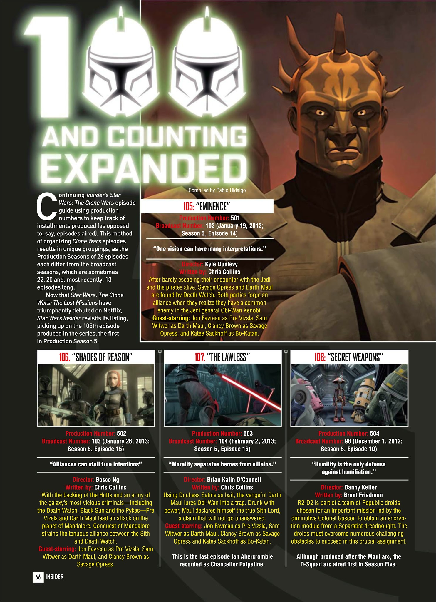 Read online Star Wars Insider 2018 Special Edition comic -  Issue # TPB - 66