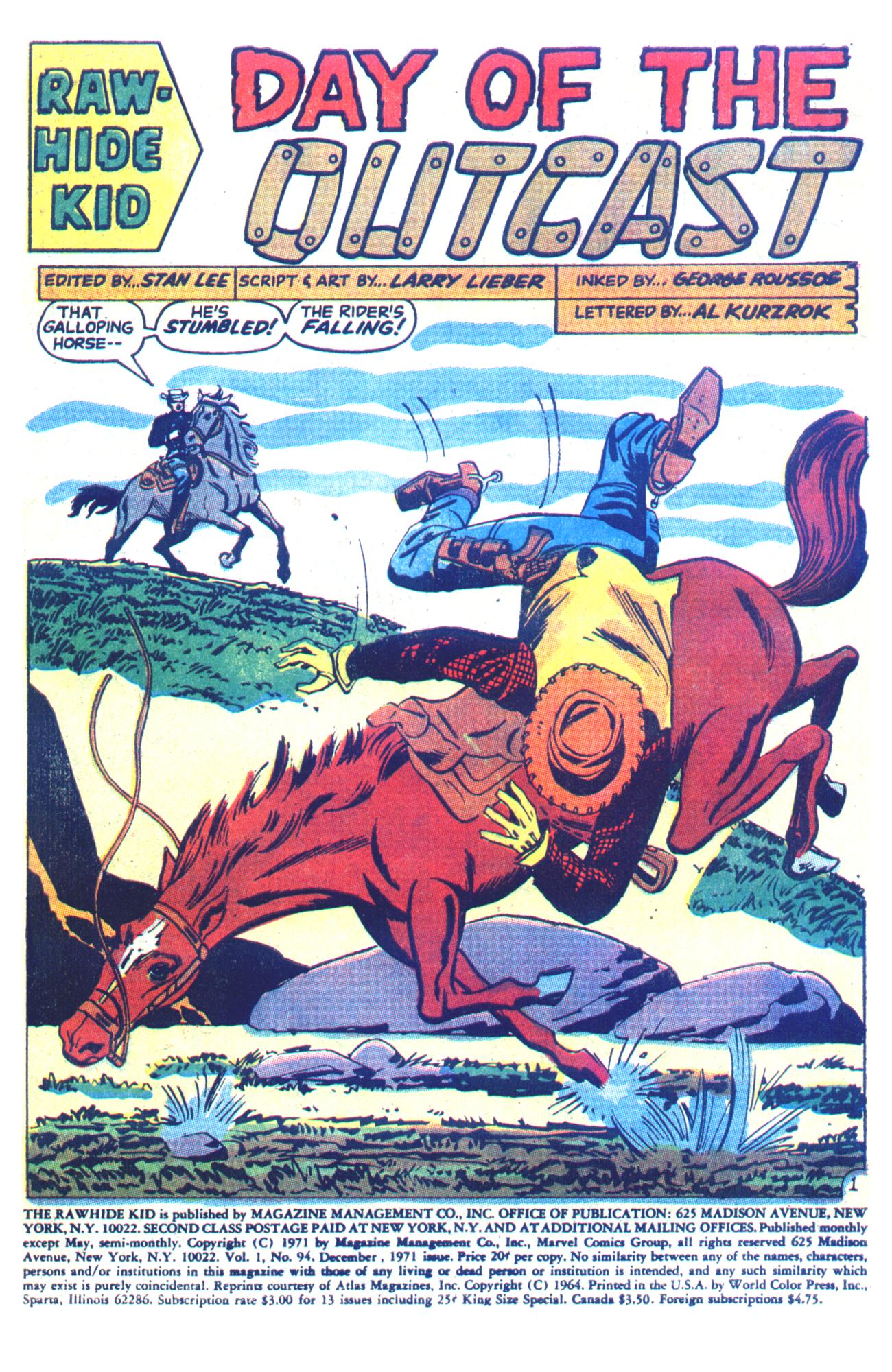 Read online The Rawhide Kid comic -  Issue #94 - 7