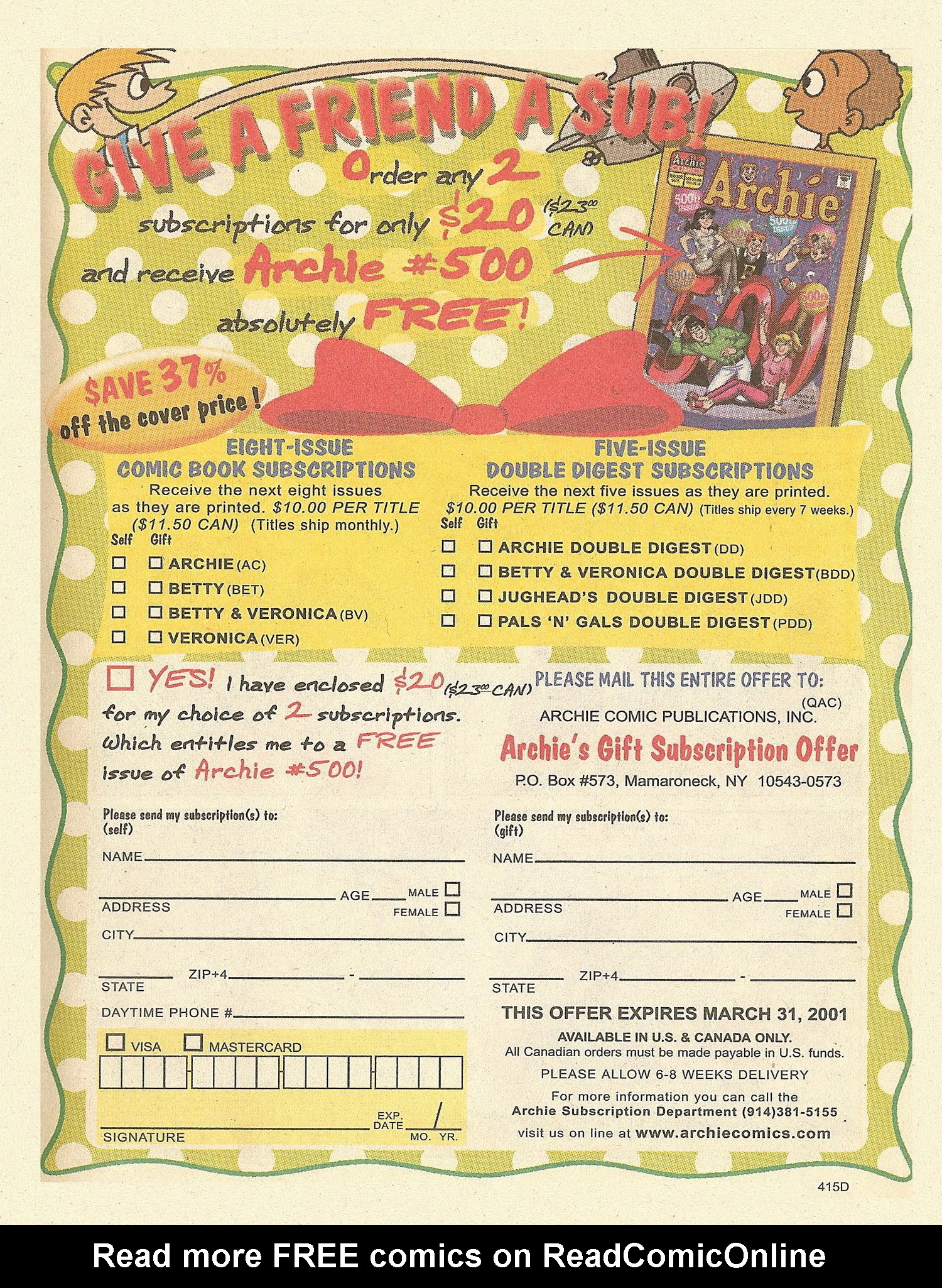 Read online Betty and Veronica Digest Magazine comic -  Issue #118 - 27