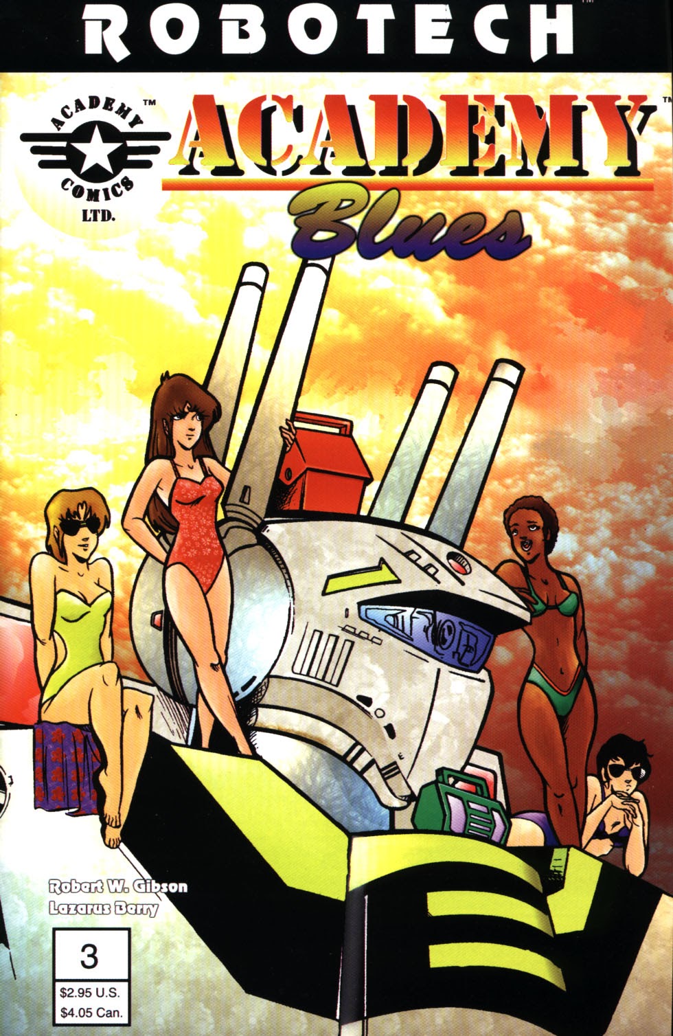 Read online Robotech Academy Blues comic -  Issue #3 - 1