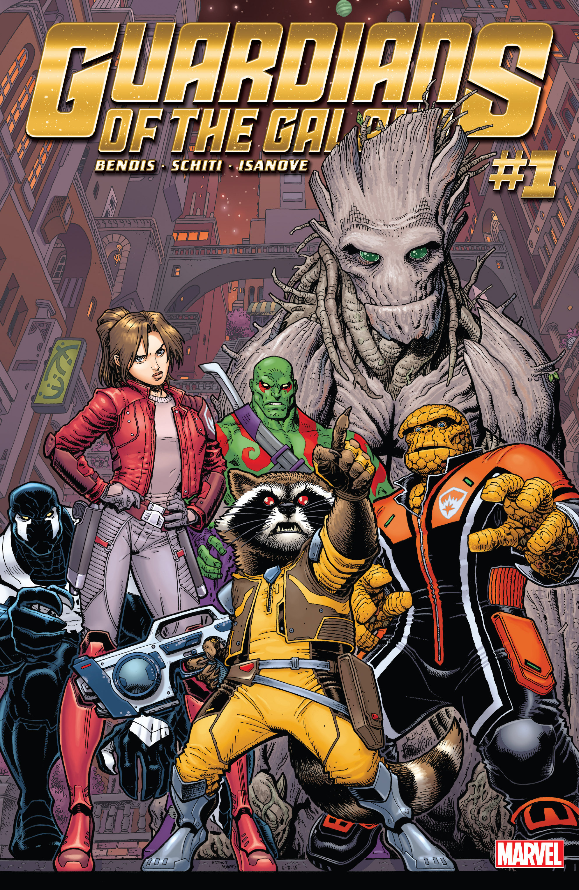 Read online Guardians of the Galaxy (2015) comic -  Issue #1 - 1