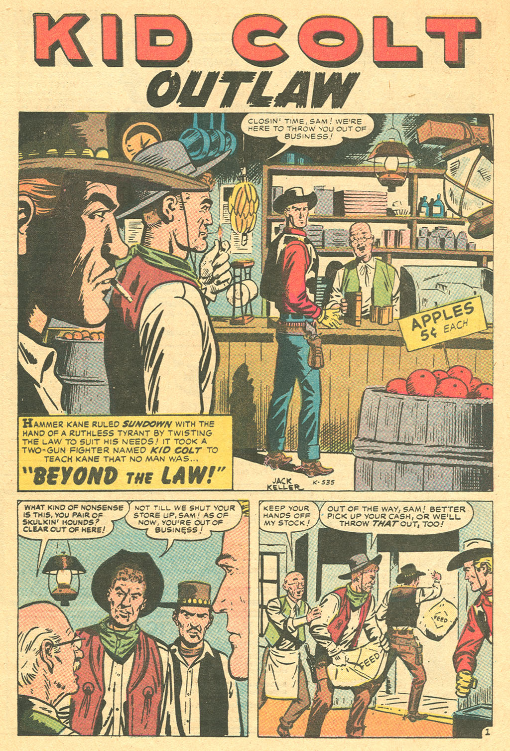 Read online Kid Colt Outlaw comic -  Issue #147 - 28