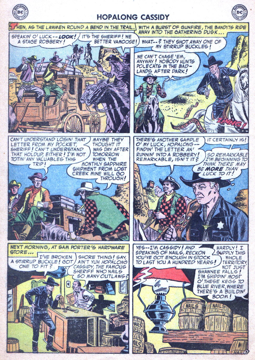 Read online Hopalong Cassidy comic -  Issue #86 - 28