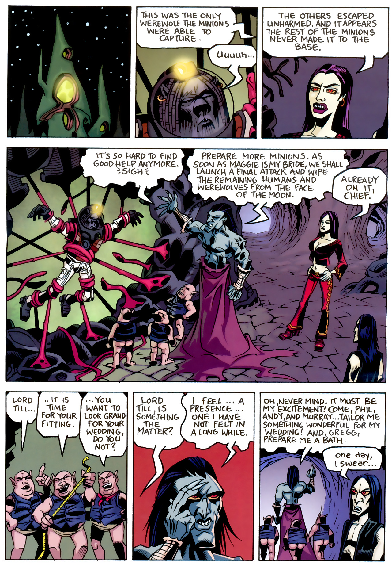 Read online Werewolves on the Moon: Versus Vampires comic -  Issue #3 - 11