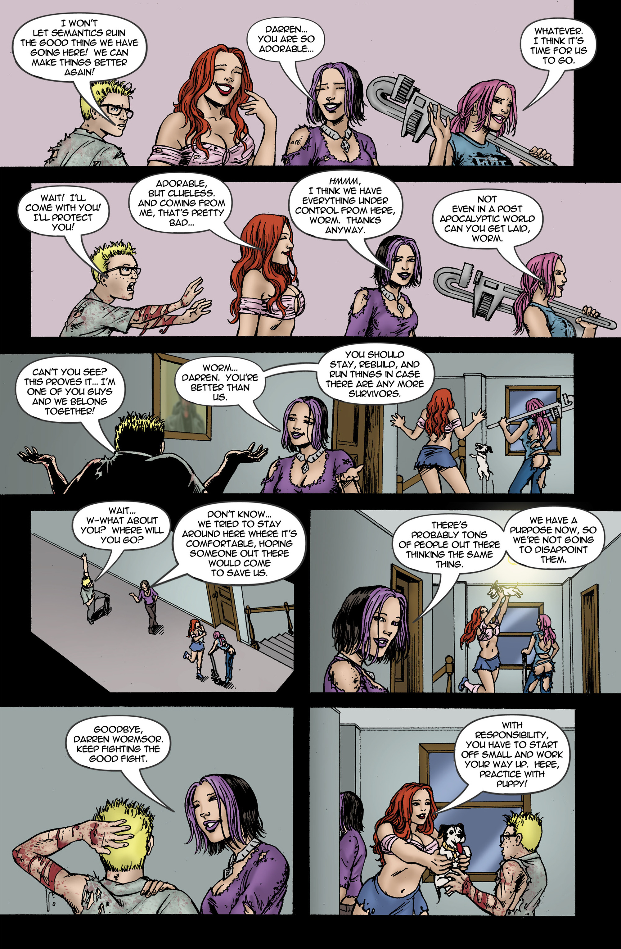 Read online Chaos Campus: Sorority Girls Vs. Zombies comic -  Issue #15 - 22