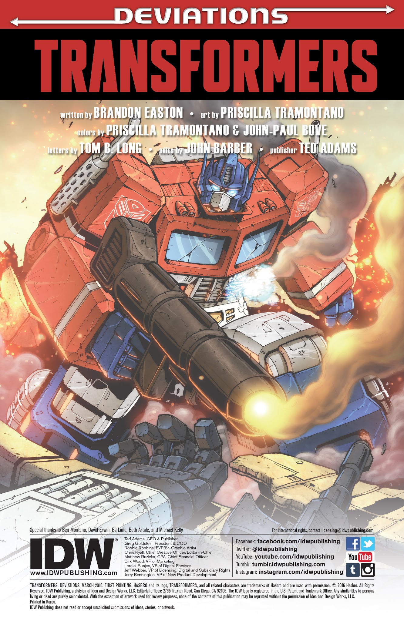 Read online Transformers: Deviations comic -  Issue # Full - 27