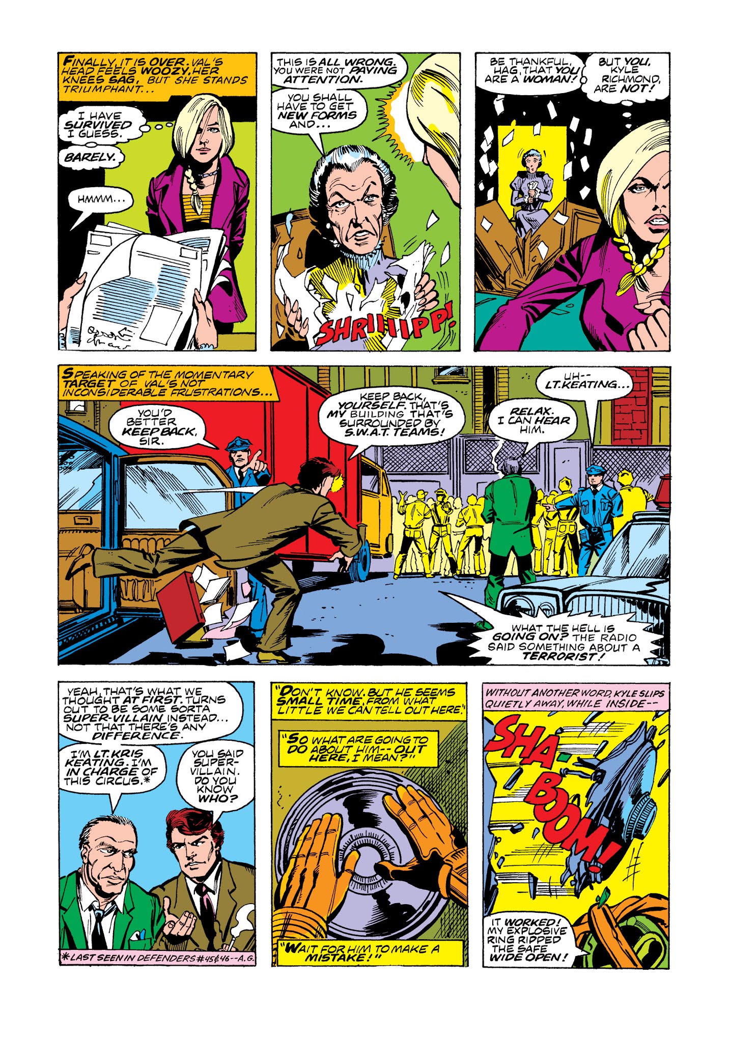 Read online Marvel Masterworks: The Defenders comic -  Issue # TPB 6 (Part 2) - 76