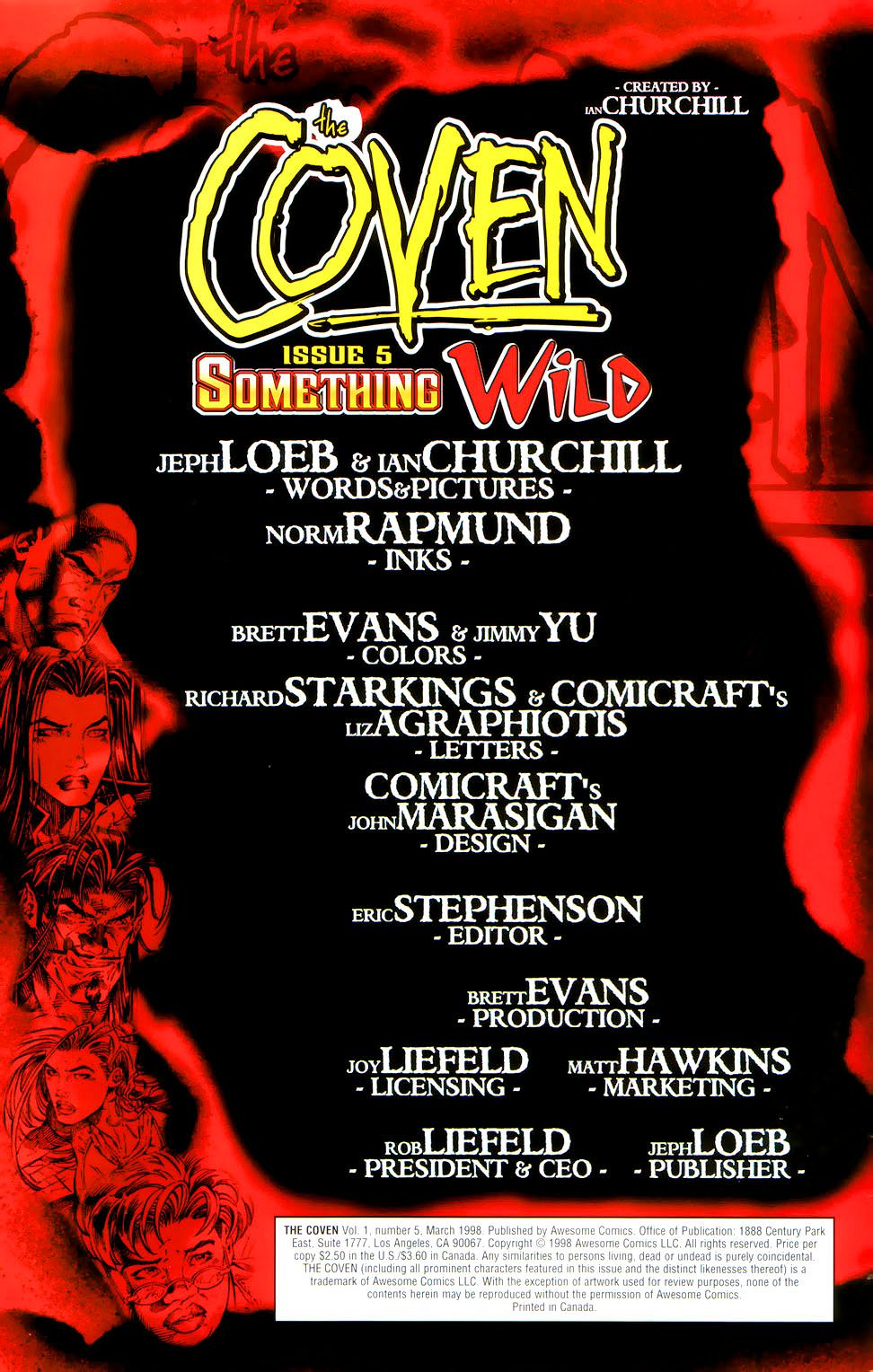 Read online The Coven (1997) comic -  Issue #5 - 2