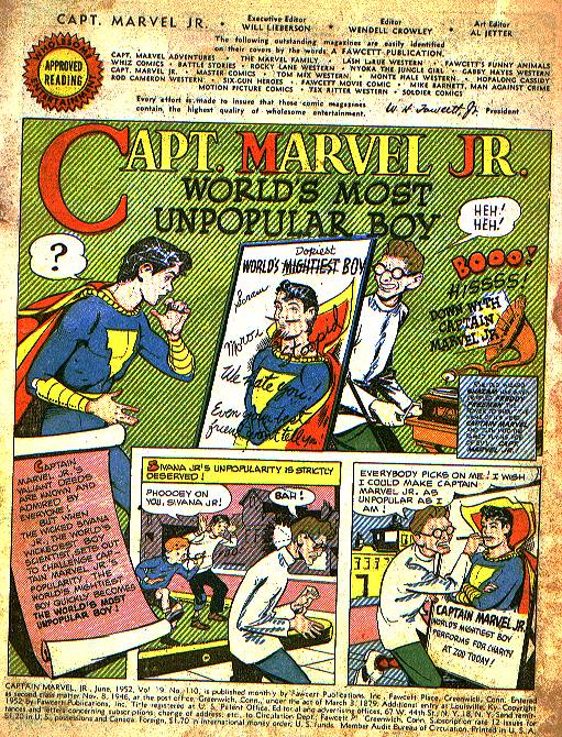 Read online Captain Marvel, Jr. comic -  Issue #110 - 1