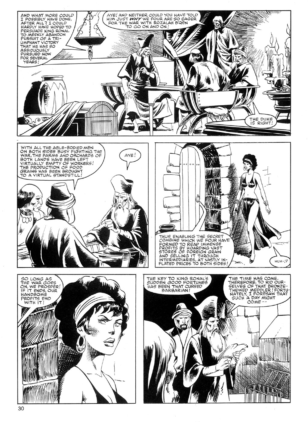 Read online The Savage Sword Of Conan comic -  Issue #91 - 29