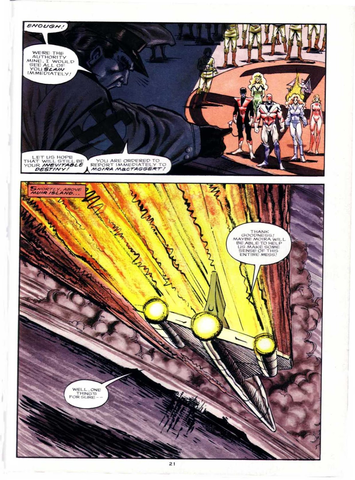 Marvel Graphic Novel issue 66 - Excalibur - Weird War III - Page 21