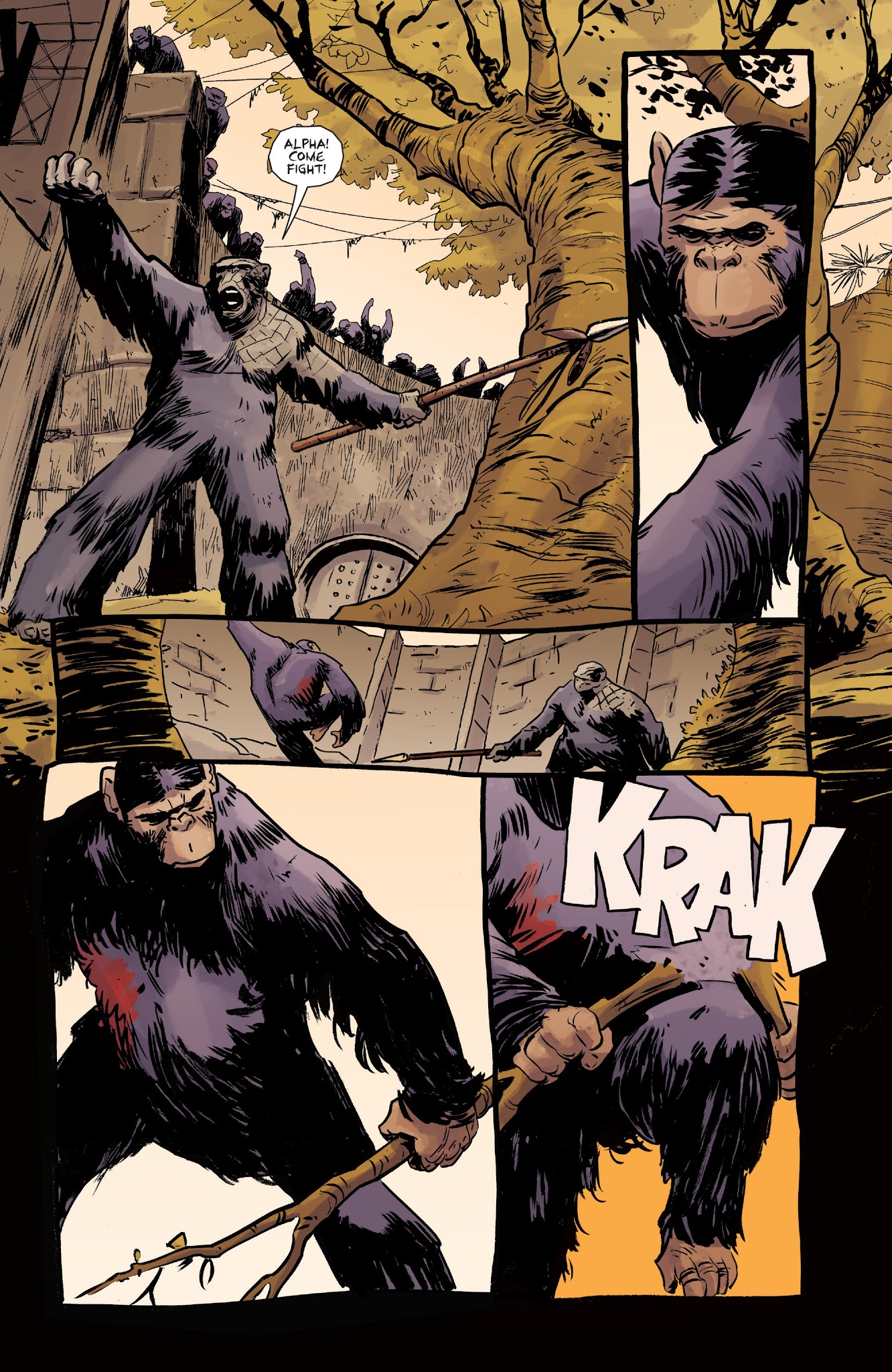 Read online Dawn of the Planet of the Apes comic -  Issue # TPB - 68