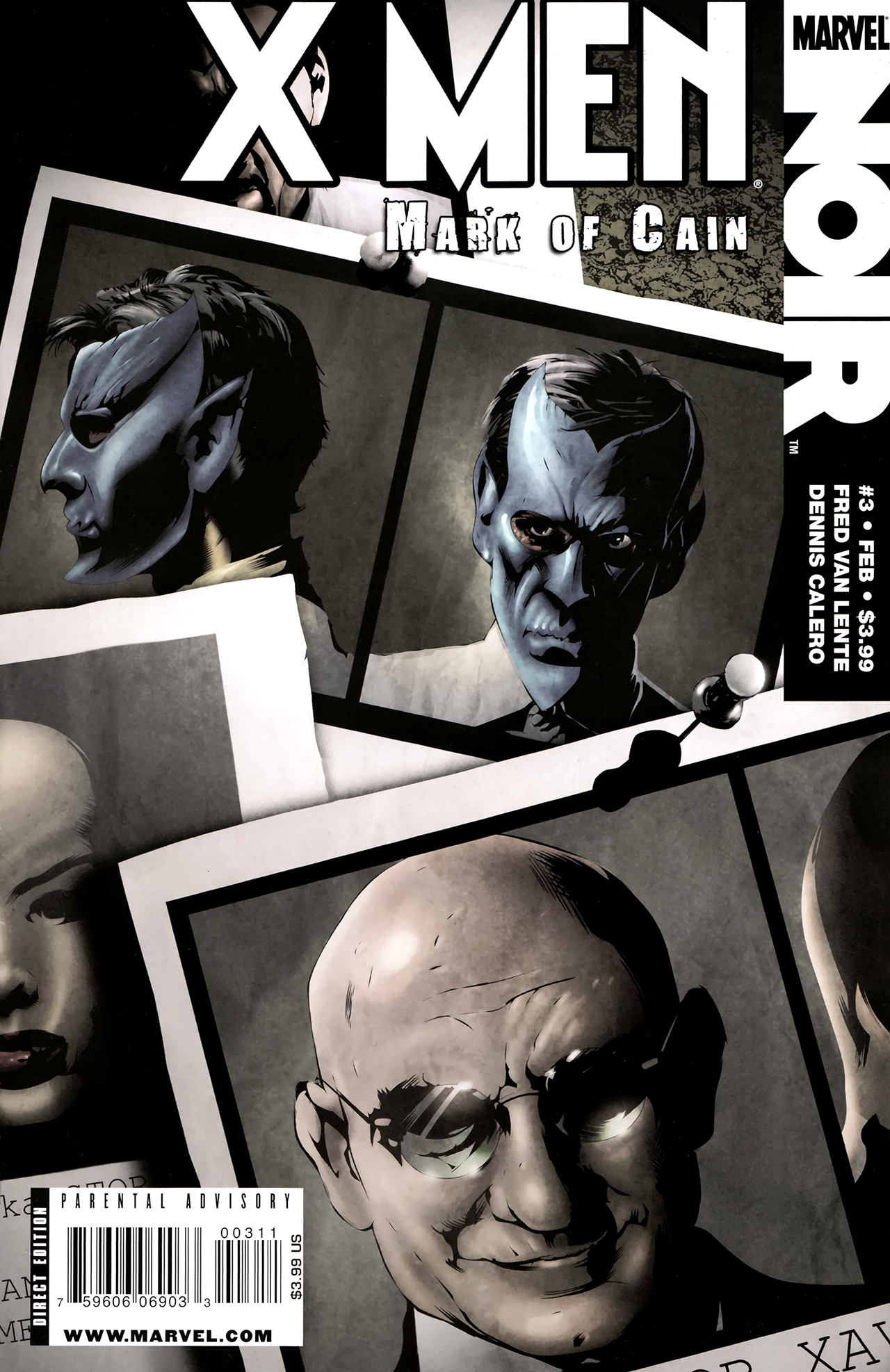 Read online X-Men Noir: Mark of Cain comic -  Issue #3 - 1