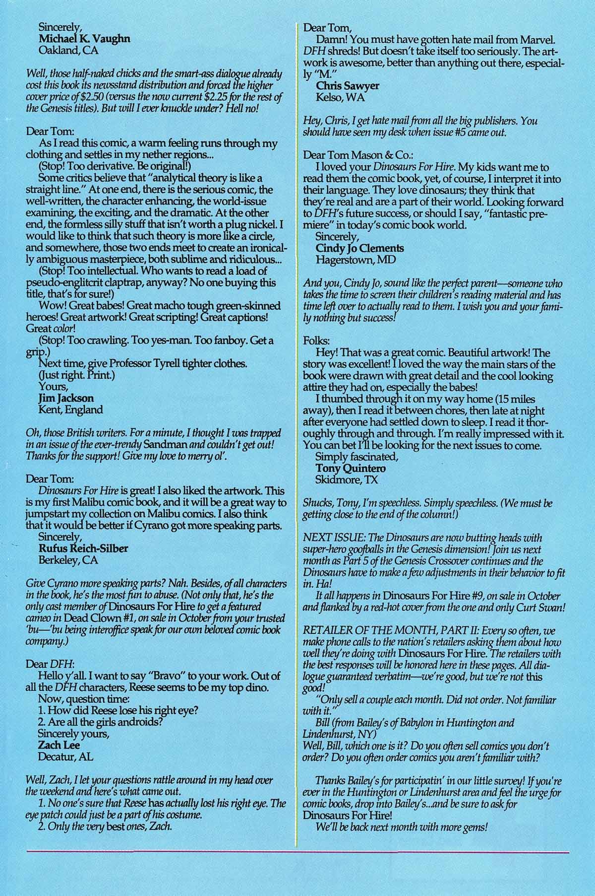 Read online Dinosaurs For Hire comic -  Issue #8 - 29