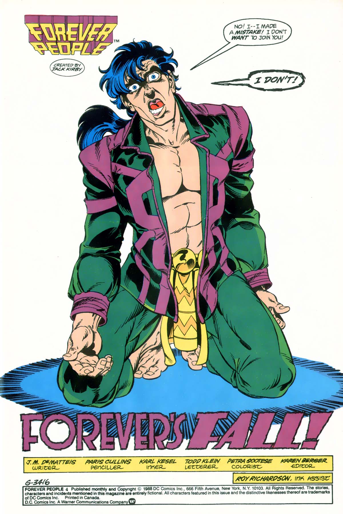 Read online Forever People (1988) comic -  Issue #4 - 3