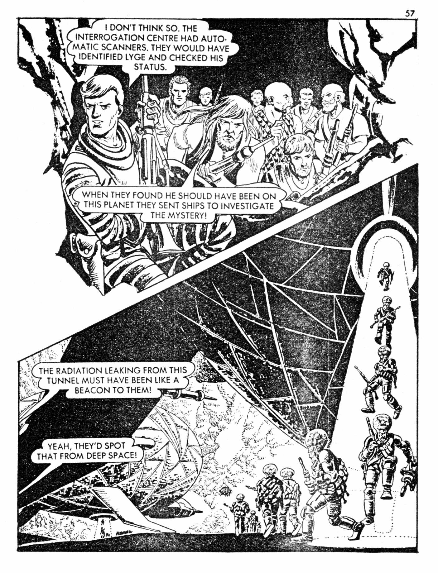 Read online Starblazer comic -  Issue #147 - 57