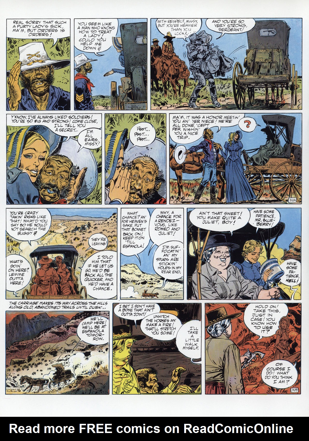 Read online Epic Graphic Novel: Blueberry comic -  Issue #2 - 102