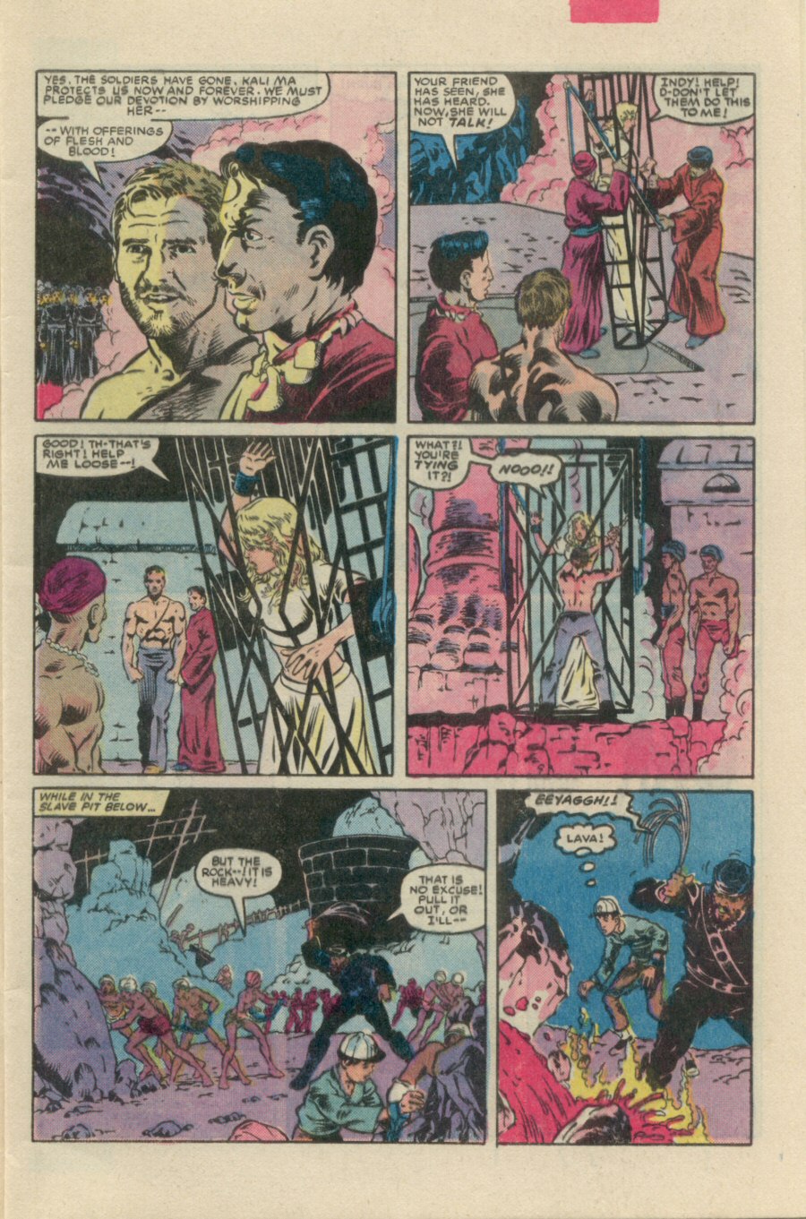 Read online Indiana Jones and the Temple of Doom comic -  Issue #3 - 4