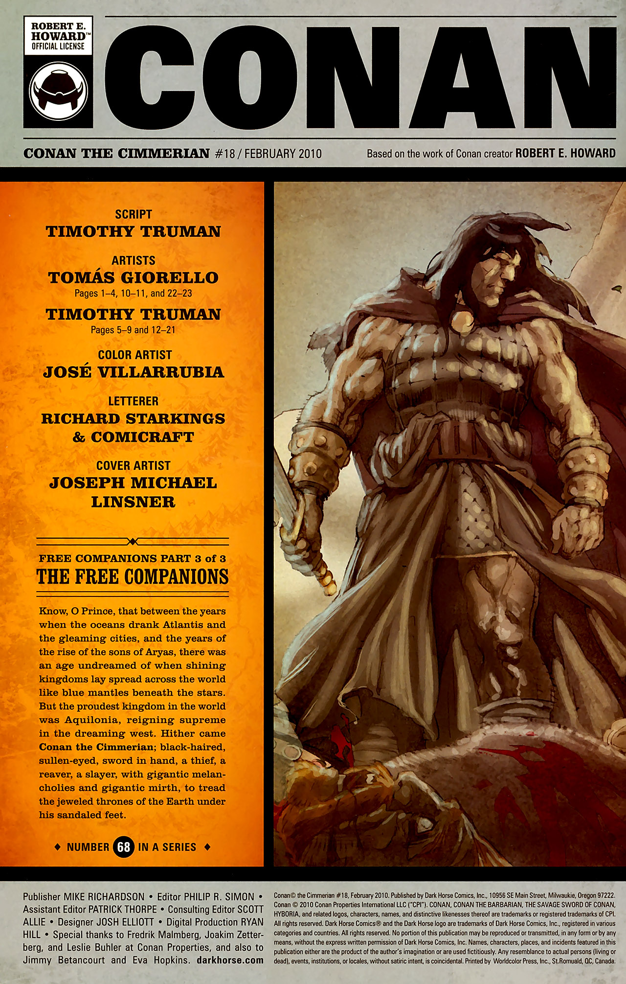 Read online Conan The Cimmerian comic -  Issue #18 - 2