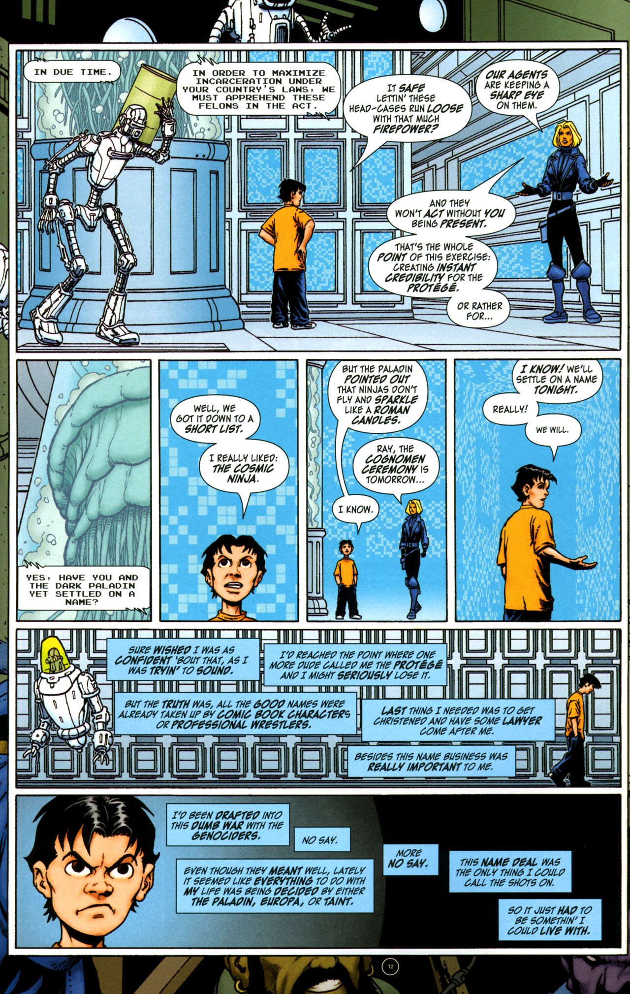 Read online Kid Kosmos: Kidnapped comic -  Issue # TPB - 10