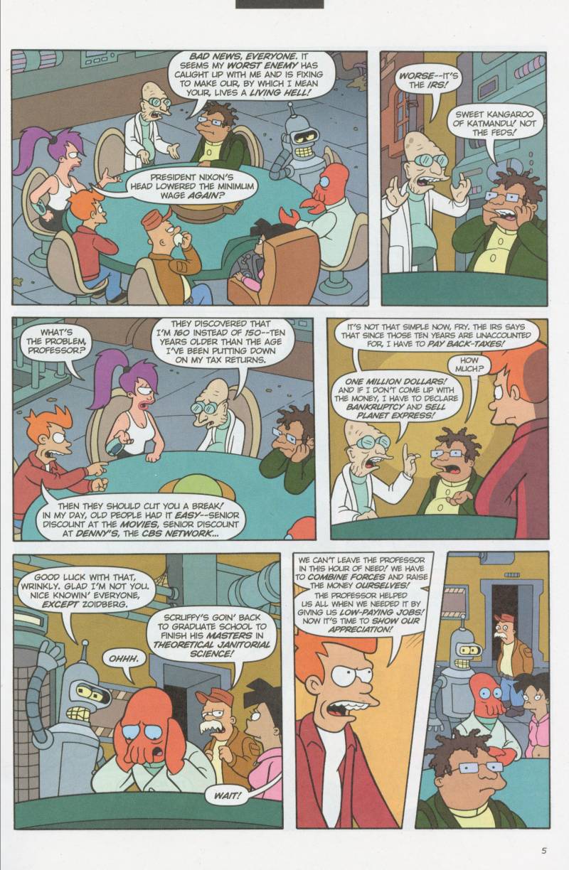 Read online Futurama Comics comic -  Issue #5 - 6