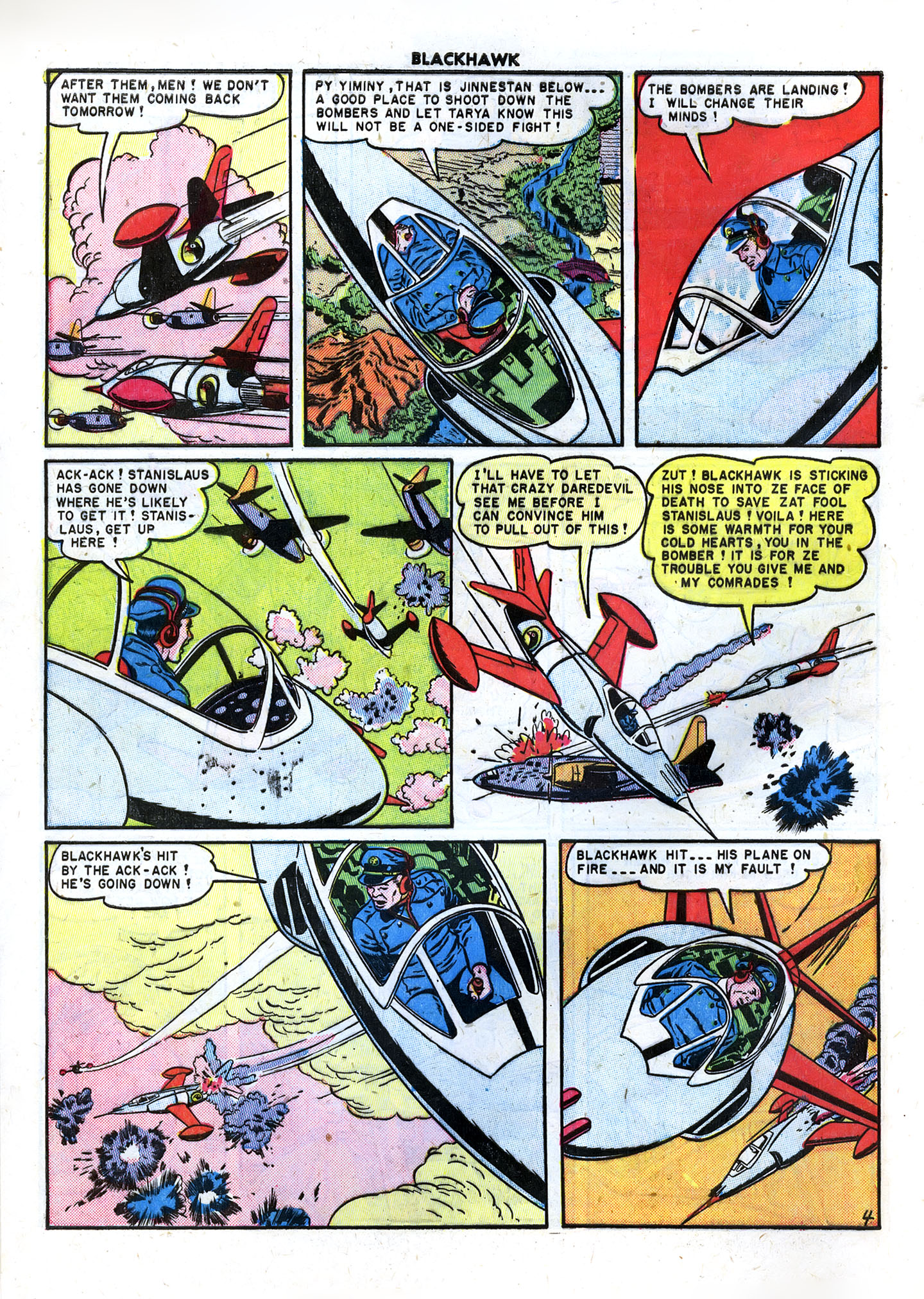 Read online Blackhawk (1957) comic -  Issue #36 - 6