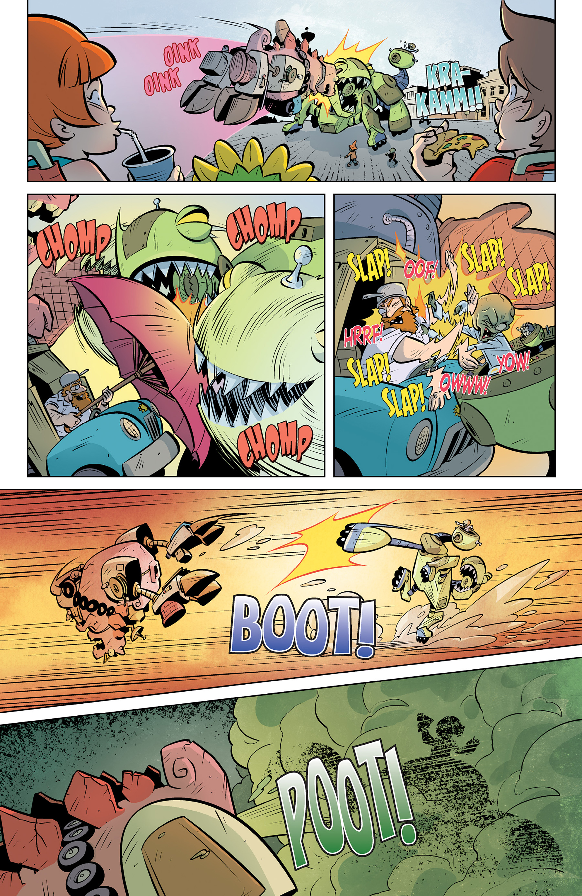Read online Plants vs. Zombies: Petal to the Metal comic -  Issue #9 - 21